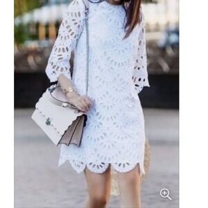 Ann Taylor Eyelet Lace Shift Dress